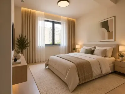 dormitor luminos pat apartament vanzare-cumparare Sector 2, București